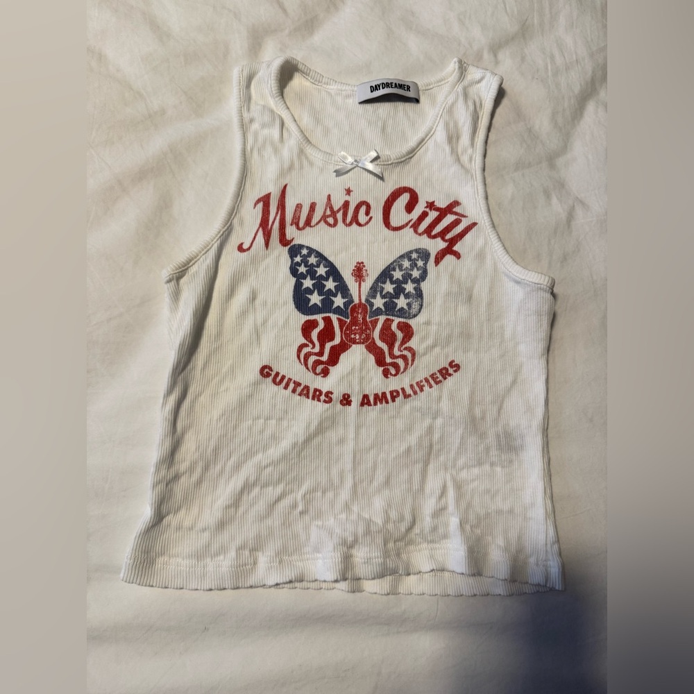 Daydreamer LA Music City Pointelle Tank